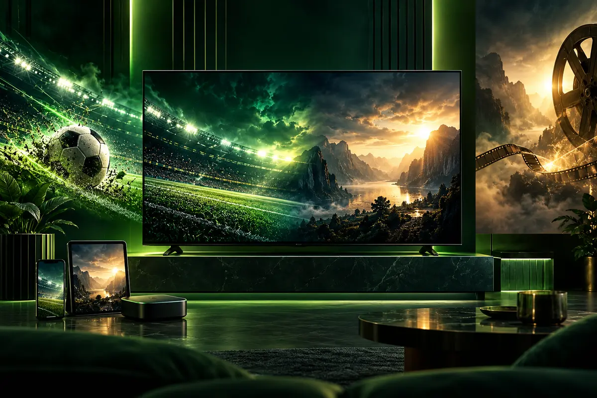Televizyon, tablet ve telefonda Robin IPTV izleme deneyimi